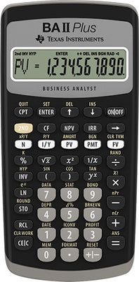 Calculator TI BA II Plus